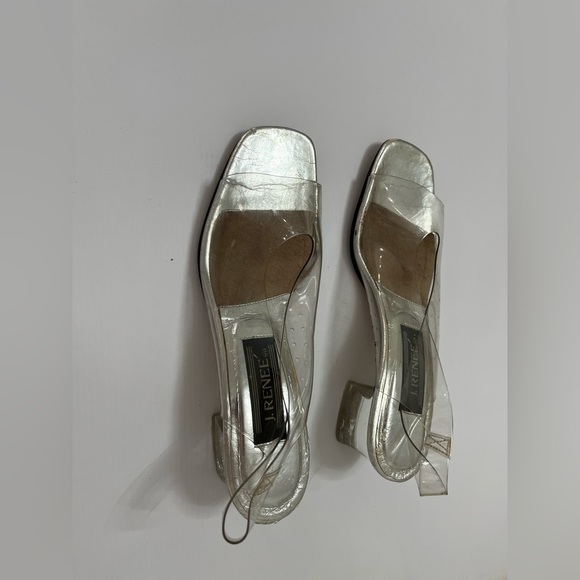 J Renee - clear 90s / y2k vintage heels - 6.5 - Picture 2 of 5